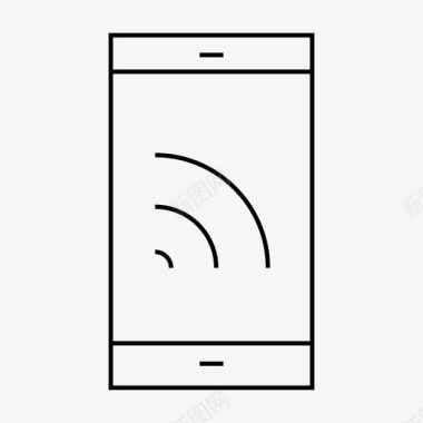 WiFi无线WiFi网络信号电话连接网络图标图标