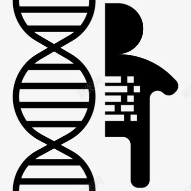 3d填充人类遗传学3填充图标图标