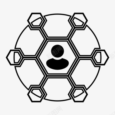 信息创意图表图表头像业务图标图标