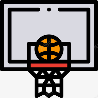 篮板返校52线颜色图标图标