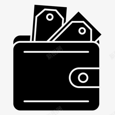 美元小图标钱包美元钱图标图标