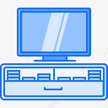 优质橱柜橱柜家具66蓝色图标图标