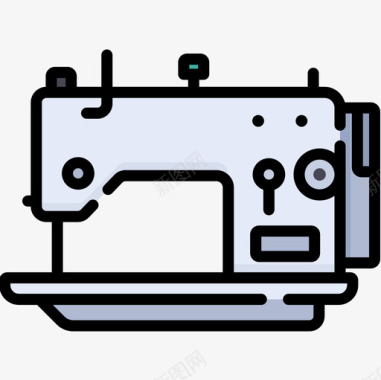 缝纫针缝纫机缝28线颜色图标图标