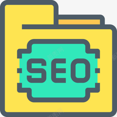 搜索引擎优化搜索引擎优化搜索引擎优化和营销16线性颜色图标图标
