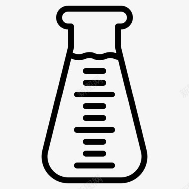 科学小实验烧杯教育设备图标图标