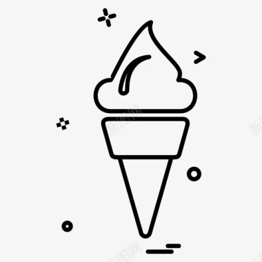 冰冰食物冰淇淋图标图标
