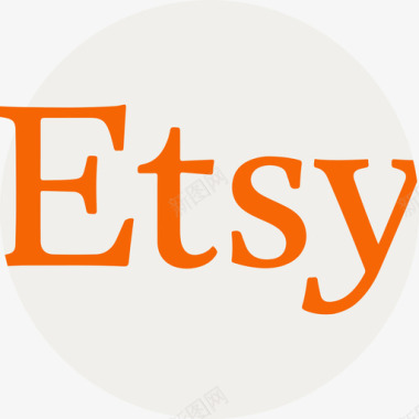 支付的标识符号Etsy电子商务和支付方式徽标扁平图标图标