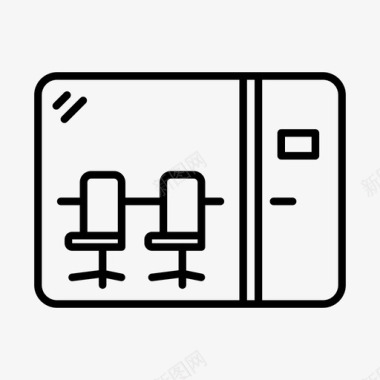 办公室工作照片会议室协同工作办公室图标图标