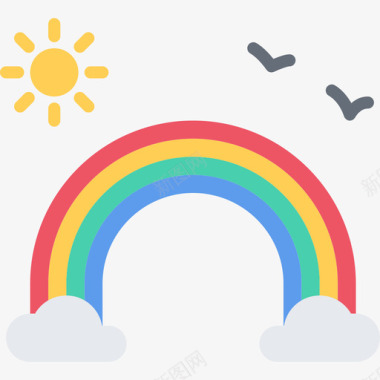 彩虹童话3平淡图标图标