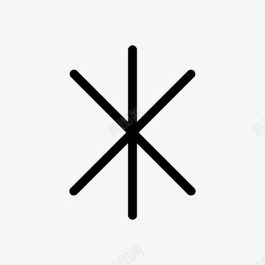 十字架十字架占星术形状图标图标