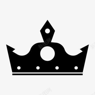 女王皇冠君主图标图标