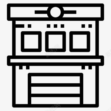 火车摄影照片消防站建筑紧急情况图标图标