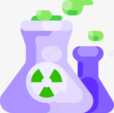 129核能生态129平坦图标图标