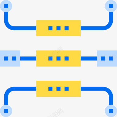 平面设计背景数据网络和数据库18平面图标图标