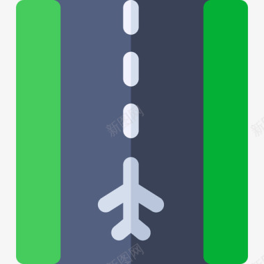 跑道跑道27号机场平坦图标图标