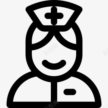 医院护士站护士17号医院直系图标图标