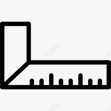 直尺测量3直线图标图标