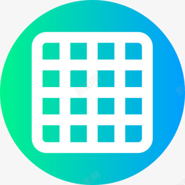 华夫饼华夫饼食物101圆形图标图标