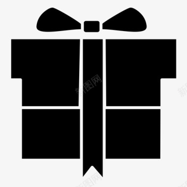 礼物盒子礼品盒图标图标