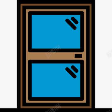 门家具及家居装饰5线条色图标图标