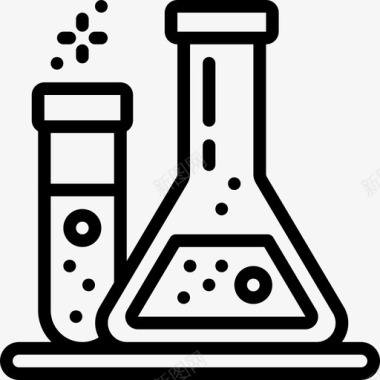 科学竞赛烧瓶科学62线性图标图标