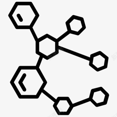 活性分子分子原子键原子化合物图标图标