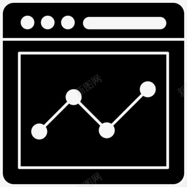 公司业绩分析图web信息图业务分析财务图图标图标