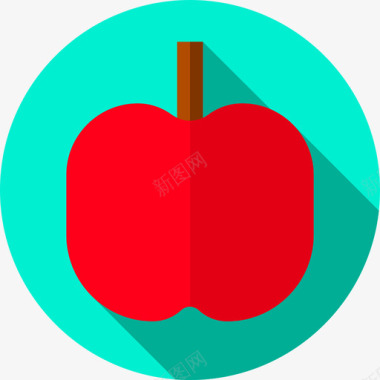 红色大苹果苹果大学15公寓图标图标