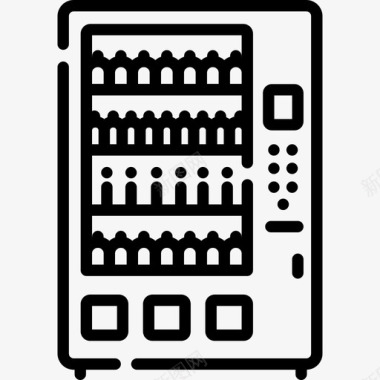 自动模式自动售货机自动售货机3直线式图标图标