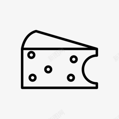奶酪美味食物图标图标