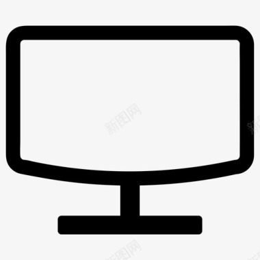 电视电脑led图标图标