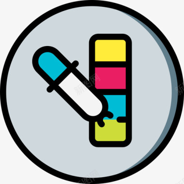 图像合成滴管图像2线性颜色图标图标