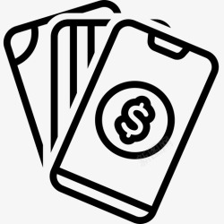 报酬报酬薪金工资图标高清图片