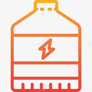 能量球图标能量饮料跑步8梯度图标图标