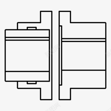 联轴器连接重工业图标图标