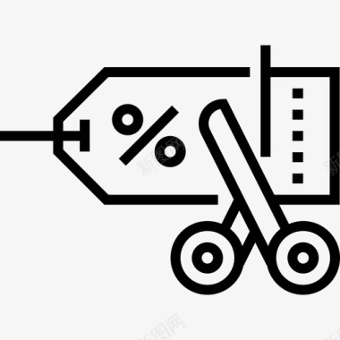 5折折扣折扣网上购物46直线图标图标