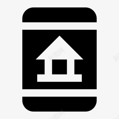 手机银行金融互联网图标图标