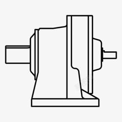 减速器变速箱发动机减速器图标高清图片