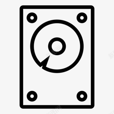 ssd硬盘内存pc图标图标