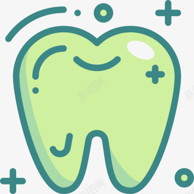 牙齿图标牙齿医用137双音图标图标