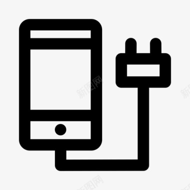 手机充电器手机插头图标图标