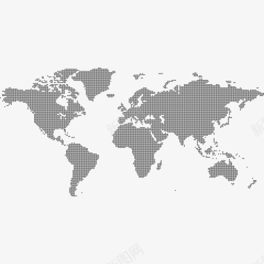 世界的接口世界地图地球像素图标图标