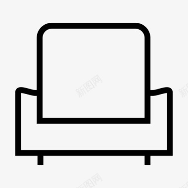 坐沙发椅子家具图标图标