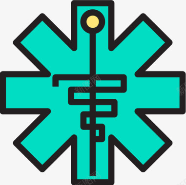 保健和医疗药剂师医疗保健9线性颜色图标图标