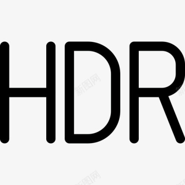 HDRHdr相机接口10线性颜色图标图标