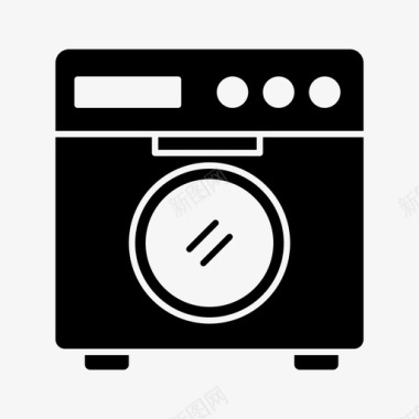 洗碗机器具布图标图标