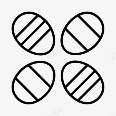 巧克力德芙复活节彩蛋复活节兔子复活节巧克力图标图标