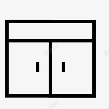 室内壁炉抽屉橱柜家具图标图标