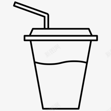 果汁饮料背景果汁饮料杯子图标图标