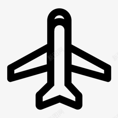 飞机乘客车顶图标图标